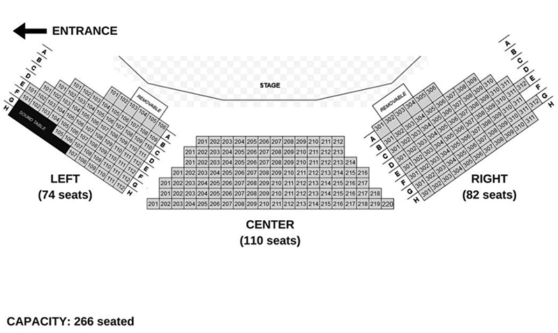 Seat Number Fisher Theater Seating Chart